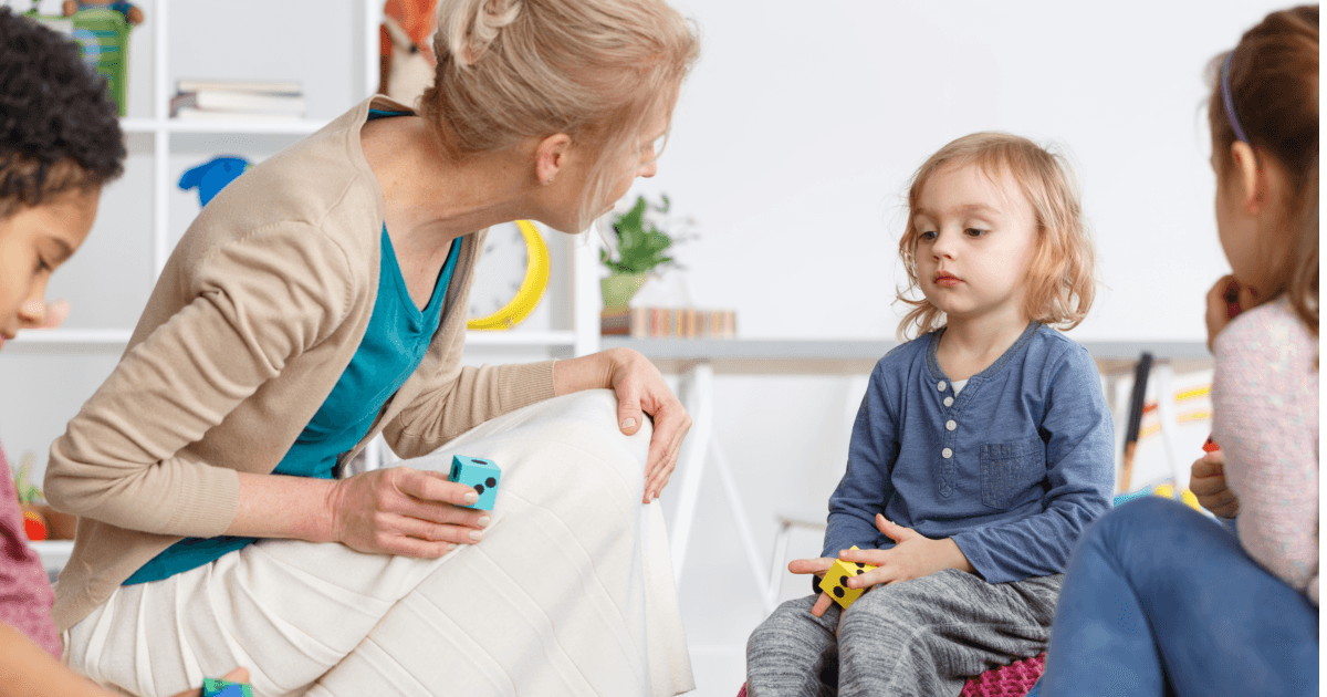 Teenager engaged in ABA therapy activity